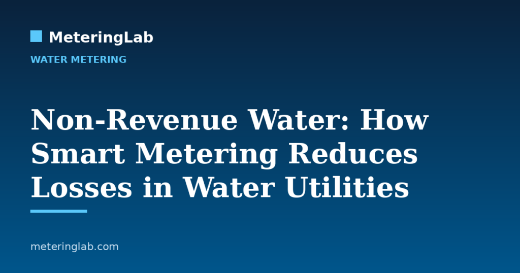 Non-Revenue Water: How Smart Metering Reduces Losses in Water Utilities — MeteringLab