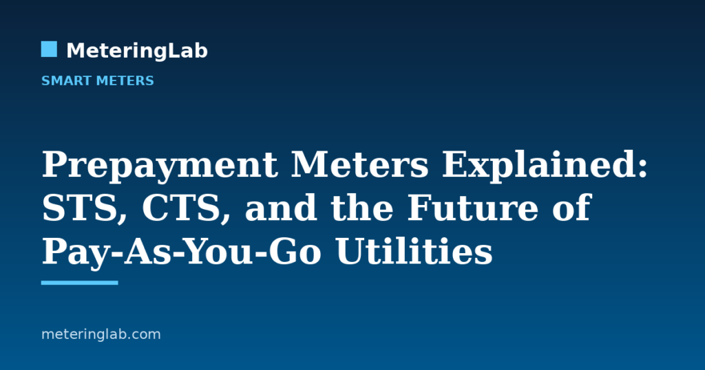 Prepayment Meters Explained: STS, CTS, and the Future of Pay-As-You-Go Utilities — MeteringLab